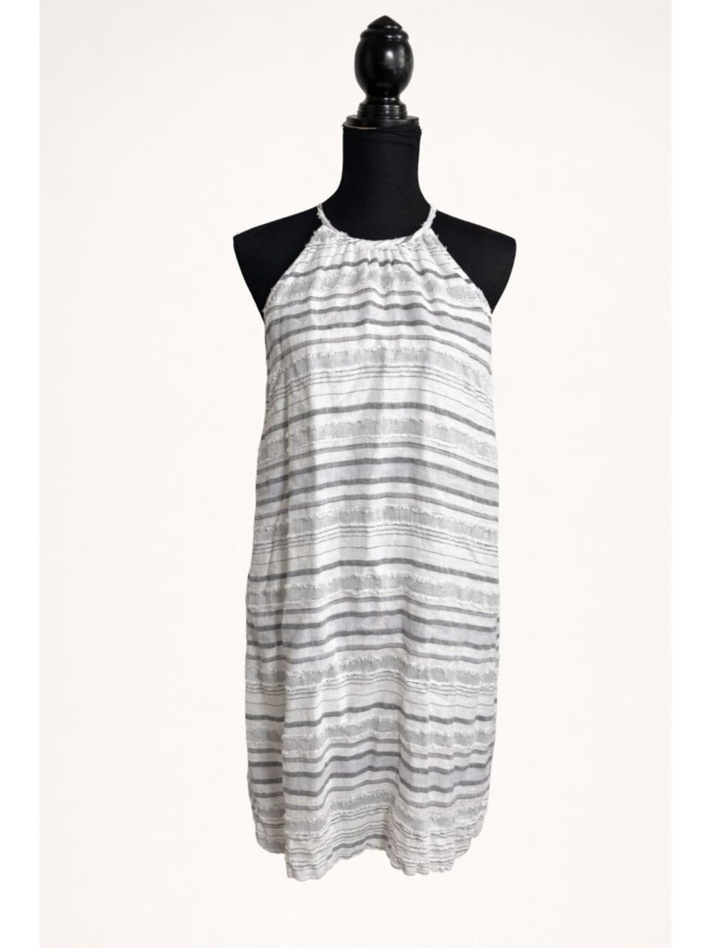 Cloth & Stone for Anthropologie striped halter swing dress size M
